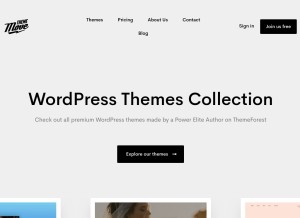 How thememove.com looks like on a tablet such as an iPad.