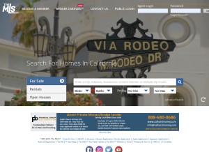 How themls.com looks like on a tablet such as an iPad.