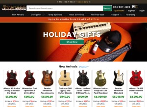 How themusiczoo.com looks like on a tablet such as an iPad.