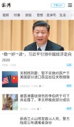 How thepaper.cn looks like on a mobile device such as an iPhone.