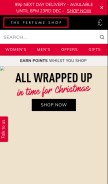 How theperfumeshop.com looks like on a mobile device such as an iPhone.