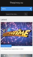 How thepinoy.su looks like on a mobile device such as an iPhone.