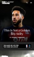 How theplayerstribune.com looks like on a mobile device such as an iPhone.