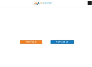 How thepmitsolution.com looks like on a tablet such as an iPad.