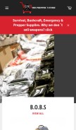 How theprepperstore.online looks like on a mobile device such as an iPhone.