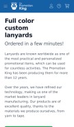 How thepromotionking.com looks like on a mobile device such as an iPhone.