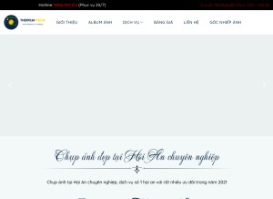 How therfilm.com looks like on a tablet such as an iPad.