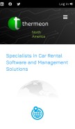 How thermeon.io looks like on a mobile device such as an iPhone.