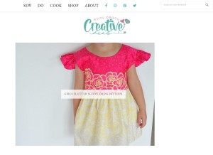 How theseamanmom.com looks like on a tablet such as an iPad.