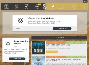 How thesilphroad.com looks like on a tablet such as an iPad.