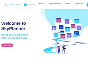 How theskyplanner.com looks like on a tablet such as an iPad.