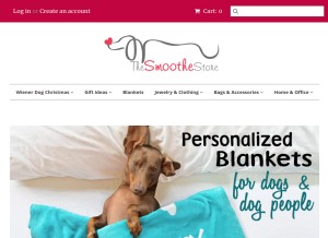 How thesmoothestore.com looks like on a tablet such as an iPad.