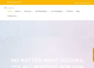 How thesupertek.com looks like on a tablet such as an iPad.