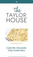 How thetaylor-house.com looks like on a mobile device such as an iPhone.