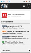 How thetechgame.com looks like on a mobile device such as an iPhone.
