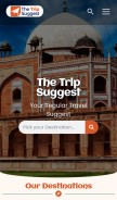 How thetripsuggest.com looks like on a mobile device such as an iPhone.