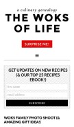 How thewoksoflife.com looks like on a mobile device such as an iPhone.