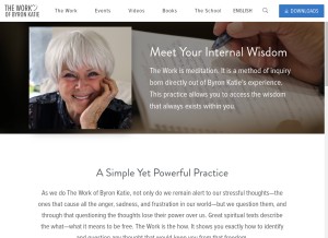 How thework.com looks like on a tablet such as an iPad.