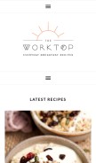 How theworktop.com looks like on a mobile device such as an iPhone.