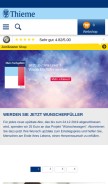 How thieme.de looks like on a mobile device such as an iPhone.