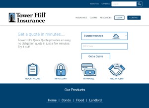 How thig.com looks like on a tablet such as an iPad.