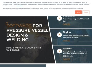 How thinkcei.com looks like on a tablet such as an iPad.