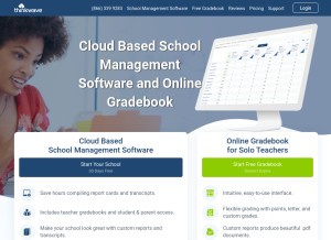 How thinkwave.com looks like on a tablet such as an iPad.
