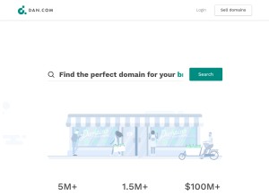 How this-domain.eu looks like on a tablet such as an iPad.