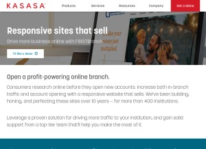 How thisisfirstbranch.com looks like on a tablet such as an iPad.