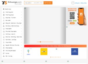 How thitruongsi.com looks like on a tablet such as an iPad.