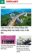 How thoivietbao.vn looks like on a mobile device such as an iPhone.