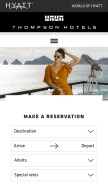 How thompsonhotels.com looks like on a mobile device such as an iPhone.