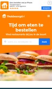 How thuisbezorgd.nl looks like on a mobile device such as an iPhone.