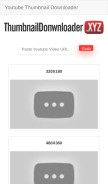 How thumbnaildownloader.xyz looks like on a mobile device such as an iPhone.