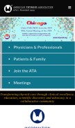 How thyroid.org looks like on a mobile device such as an iPhone.