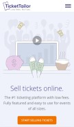 How tickettailor.com looks like on a mobile device such as an iPhone.