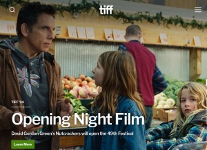 How tiff.net looks like on a tablet such as an iPad.