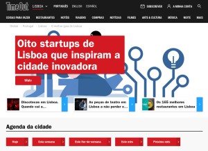 How timeout.pt looks like on a tablet such as an iPad.