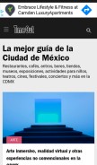 How timeoutmexico.mx looks like on a mobile device such as an iPhone.