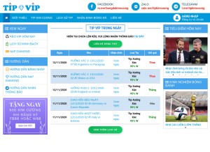 How tipkimcuong.com looks like on a tablet such as an iPad.