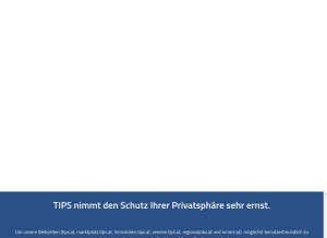 How tips.at looks like on a tablet such as an iPad.