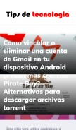 How tipsdetecnologia.com.ve looks like on a mobile device such as an iPhone.