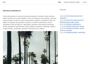 How tiptopdarcek.sk looks like on a tablet such as an iPad.