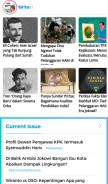 How tirto.id looks like on a mobile device such as an iPhone.