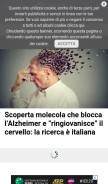 How tiscali.it looks like on a mobile device such as an iPhone.