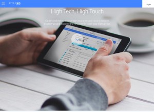How title365.com looks like on a tablet such as an iPad.