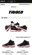 How titolo.ch looks like on a mobile device such as an iPhone.