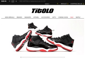 How titolo.ch looks like on a tablet such as an iPad.