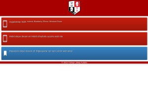 How tjk.org looks like on a tablet such as an iPad.