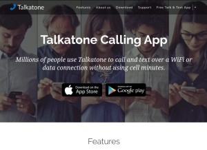 How tktn.at looks like on a tablet such as an iPad.